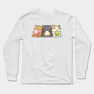 Chubby Cat Dango Long Sleeve T-Shirt